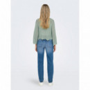 Only Jersey de punto Verde 15233173-JADEITE