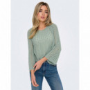 Only Jersey de punto Verde 15233173-JADEITE