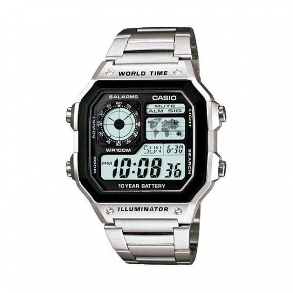 CASIO Reloj Analógico Digital AE-1200WHD-1AVEF