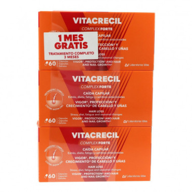 VITACRECIL Complex Forte 120 Caps + 60 Gratis