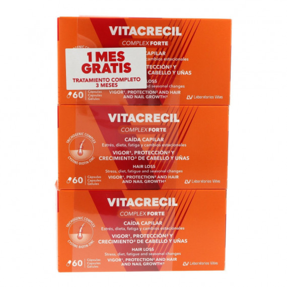 VITACRECIL Complex Forte 120 Caps + 60 Gratis