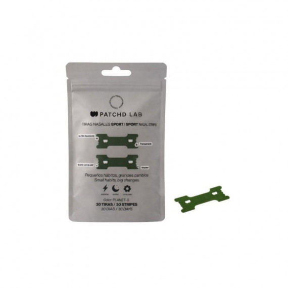 TIRAS NASALES SPORT VERDES 30 TIRAS/ 30 DIAS