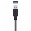 AISENS ALARGADOR USB 3.0 M/H 5M CON AMPLIFICADOR A105-0525  Hasta 9W/ 625Mbps/ 5m/ Negro