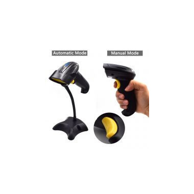 Lector Codigo de Barras EWENT EW3430 Wireless 1D Negro