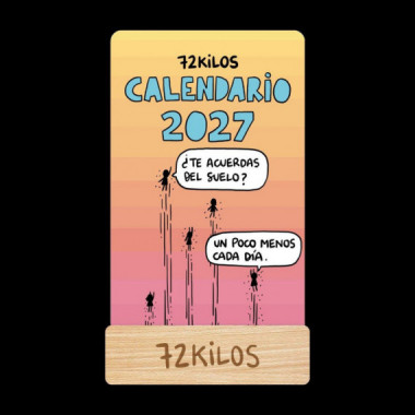 Calendario Mesa de Tarjetas 2027 - 72 Kilos   2026