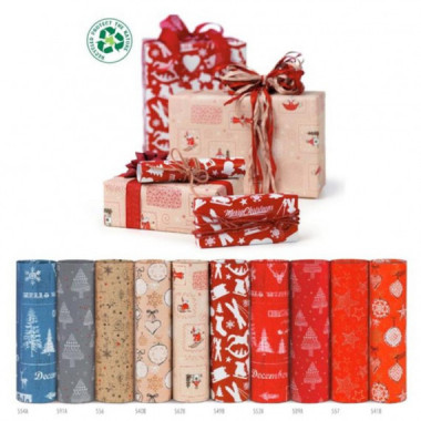 Papel de Regalo de Navidad 2x70 cm EC3J102N