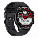 Smartwatch XO J4 1.36 Pulgadas Llamadas Bluetooth Negro