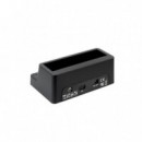 Docking TooQ SSD/HD USB-C PCIe SATA Negro (TQDS-502B)