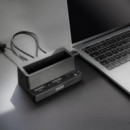 Docking TooQ SSD/HD USB-C PCIe SATA Negro (TQDS-502B)
