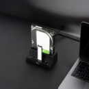 Docking TooQ SSD/HD USB-C PCIe SATA Negro (TQDS-502B)