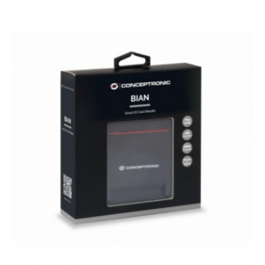 Lector de Tarjeta Conceptronic Dnie USB 2.0 Negro SCR01B