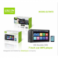 Reproductor Greenlyca MP5 para Coche de Doble Din 12V Cc 7 Pulgadas 256GB GL70472  GREEN LYCA
