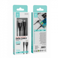 Cable de Datos IKREA de Carga Rápida Micro USB 12W 2.4A Max 1M Negro WB3000