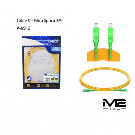 Cable de Fibra óptica M2 TEC 3M 3SC/APC/SC/APC V-6912