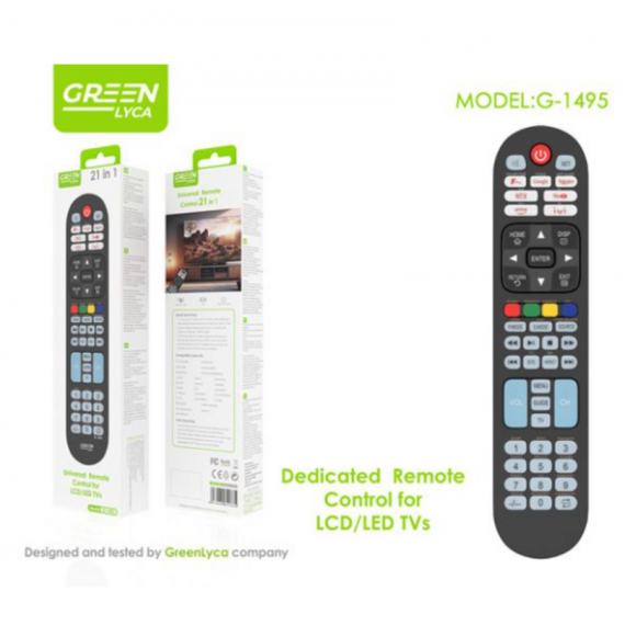 Mando Universal Greenlyca Smart TV 25 en 1 G-1495  GREEN LYCA