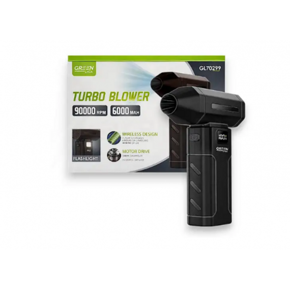 Soplador Turbo Greenlyca 5V 2A 600MAH Usb-c GL70299  GREEN LYCA