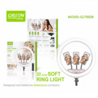Aro de Luz Led Greenlyca 22 Inches 60W 3 Color Temperature GL70028  GREEN LYCA