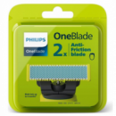 Cuchilla de Repuesto para Afeitador PHILIPS One Blade 2X Antifriction QP225/50