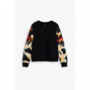 Sudadera Manga Estampada 100% Algodón de Desigual