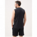 NIKE Camiseta sin Mangas Negra