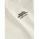 Camiseta Jack&Jones Graphic blanco crema