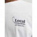 Camiseta Jack&Jones Jorfield Tee Blanca