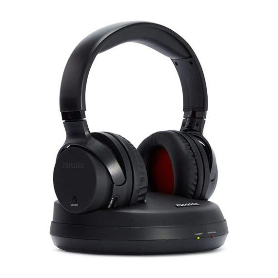 AIWA Auricular Inalambrico Para TV Con Base WHF-930D Negro