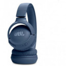 JBL Auriculares Estereo Casco TUNE 520 BT Bluetooth Azul Con Manos Libres Control por Voz 57H