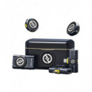 HOLLYLAND Mini Combo Microfono Duo Inalambrico Solapa Con 2 Transmisores ,Conector Tipo C LARK M2