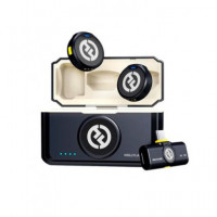 HOLLYLAND Mini Combo Microfono Duo Inalambrico Solapa Con 2 Transmisores ,Conector Tipo C LARK M2