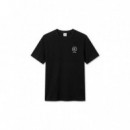 WAFFLE S/S CREW NECK BLACK