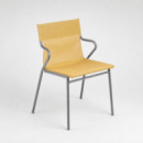 ¡outlet! Silla de Jardín Apilable Horizon Color Safrán Tejido Batyline® LAFUMA Mobilier®