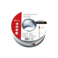 NIMO Cable Antena Coaxial RG-6 WIR9056 Por Metro 1.10mm/64 Hilos Blanco