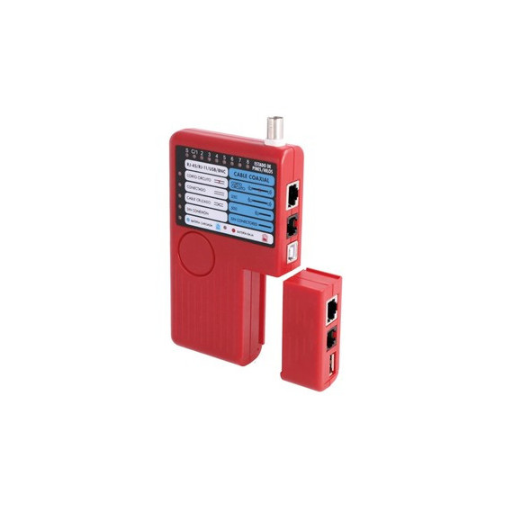 NIMO Comprobador Cables De Red TES012 RJ11/RJ12/RJ45/Usb/BNC