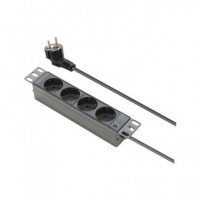 NIMO Regleta Para Rack 10" Con 4 ENchufes RKA0285 Negro