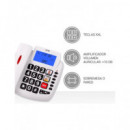 SPC Telefono SObremesa Con Teclas GRandes COMFORT VOLUME 2 Blanco