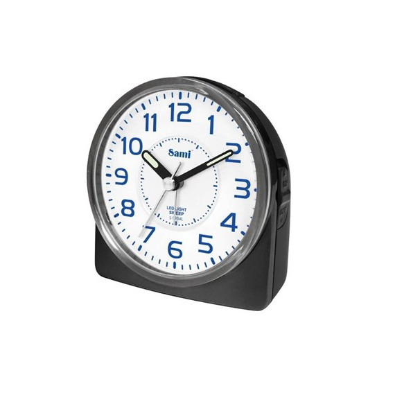 SAMI Reloj Despertador Analogico Ovalado S-9984L