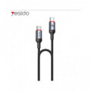 YESIDO Cable Datos TIpo C M/M 240W CA185