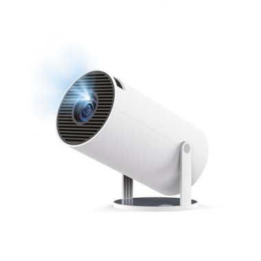 Swissgo Proyector Led Top View con Hdmi/usb/miracast/airplay/altavoz Blanco  SWISS+GO