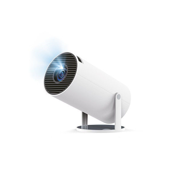 SWISSGO Proyector Led TOP VIEW Con Hdmi/Usb/Miracast/Airplay/Altavoz Blanco