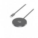 ACCETEL Cargador Magsafe 25W Magcharge ACW422 Gris Con tipo C