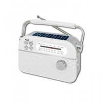 SAMI Radio Multimedia 3 Bandas y Solar RS-11863 Blanco