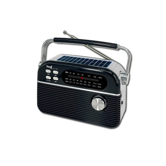 SAMI Radio Multimedia 3 Bandas y Solar RS-11864 Negro