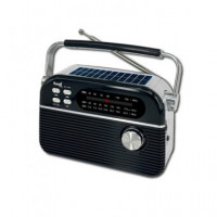 SAMI Radio Multimedia 3 Bandas y Solar RS-11864 Negro