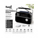 SAMI Radio Multimedia 3 Bandas y Solar RS-11864 Negro