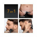 BRAUN Afeitadora de Barba,Cuerpo,Cortapelo 7 En 1 AOI5520 Series 5 Recargable, Lavable Aqua Grip