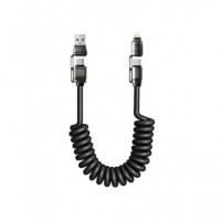 NEW SCIENCE Cable Datos 4 En 1 Usb/ TIpo C a Lightning/TIpo C 240W 2Mts W-5