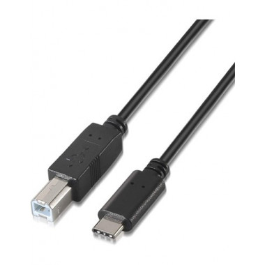 AISENS Cable Impresora 2.0 2Mtrs A107-0054 Negro