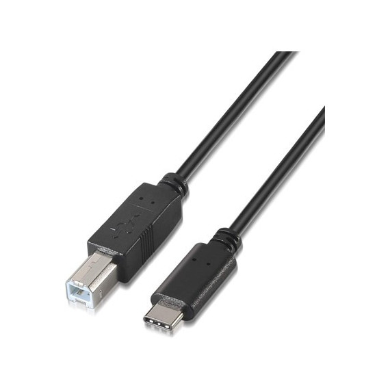 AISENS Cable Impresora 2.0 2Mtrs A107-0054 Negro