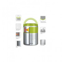 THULOS Fiambrera de Doble Capa TH-LB15 Acero Inoxidable 1.5L Verde